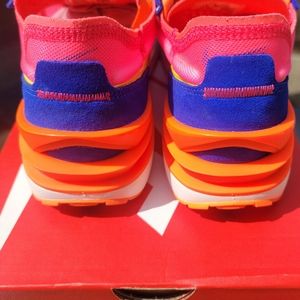 Women Nike Waffle One. Racer Blue Bright Citron. 8.5